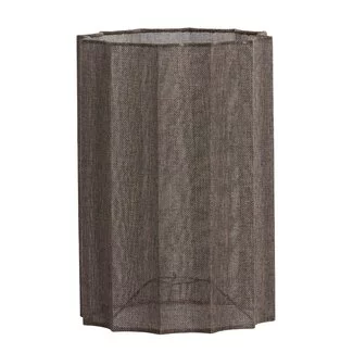 Light en Living Kap cilinder 24-24-35 cm DISLI linnen  bruin