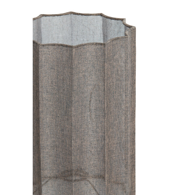 Light en Living Kap cilinder 24-24-35 cm DISLI linnen  bruin