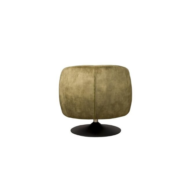 Tower Living Fauteuil Barga - groen velvet showroommodel