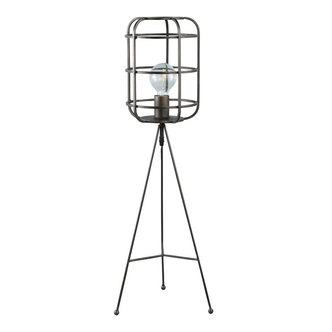 PTMD Vloerlamp Bolt Black Metal S