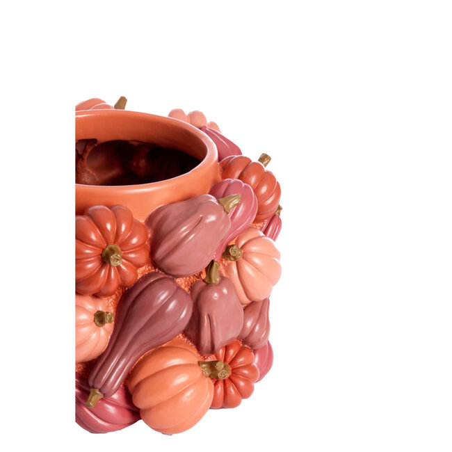 Light en Living Vaas deco Ø28x18 cm PUMPKIN rood