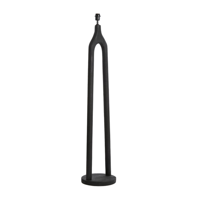 Light en Living Vloerlamp Ø30x135 cm XITTA hout mat zwart