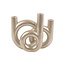 Present Time Kandelaar Rings medium - Metallic Goud