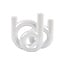 Present Time Kandelaar Rings medium - Metallic Wit