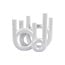 Present Time Kandelaar Rings groot - Metallic Wit