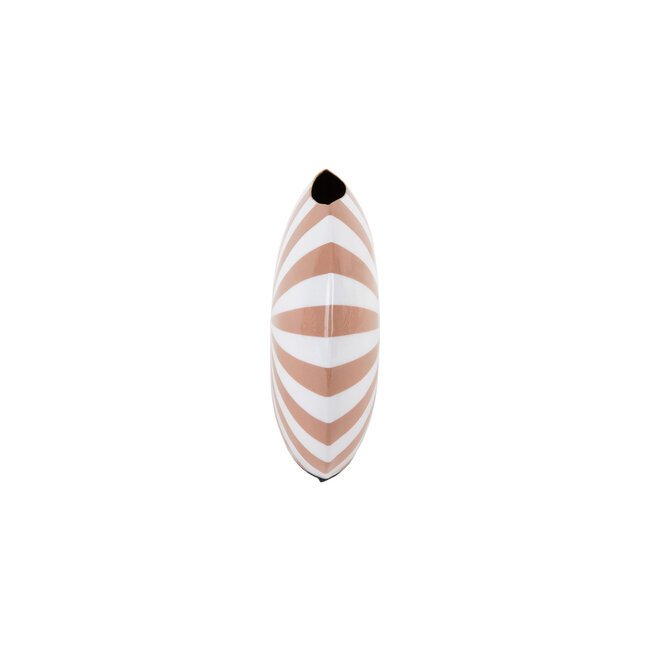 Present Time Vaas Candy Swirl zacht bruin - wit medium
