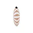 Present Time Vaas Candy Swirl zacht bruin - wit groot