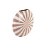 Present Time Vaas Candy Swirl zacht bruin - wit groot
