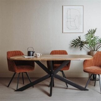Tower Living Eettafel Silvi 180x100 – naturel