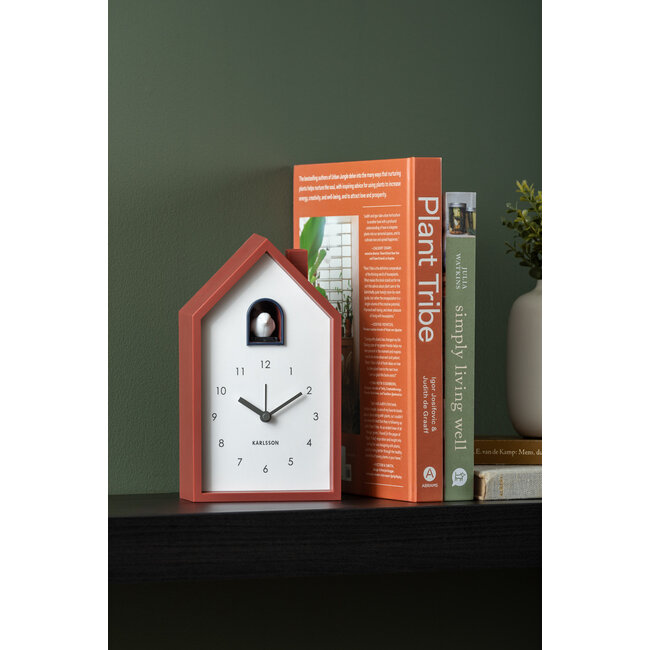 Karlsson Wekker Modern Cuckoo Rood