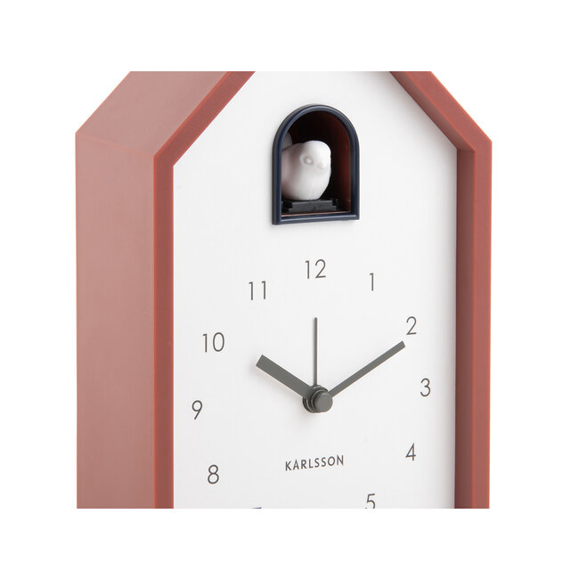 Karlsson Wekker Modern Cuckoo Rood