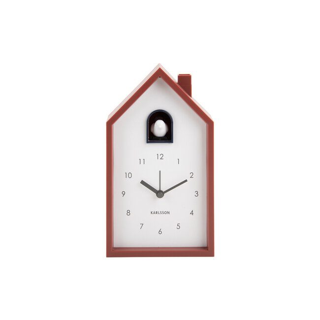 Karlsson Wekker Modern Cuckoo Rood