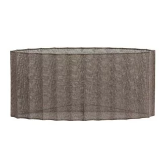 Light en Living Kap ovaal recht smal 45-21-22 cm DISLI  linnen bruin