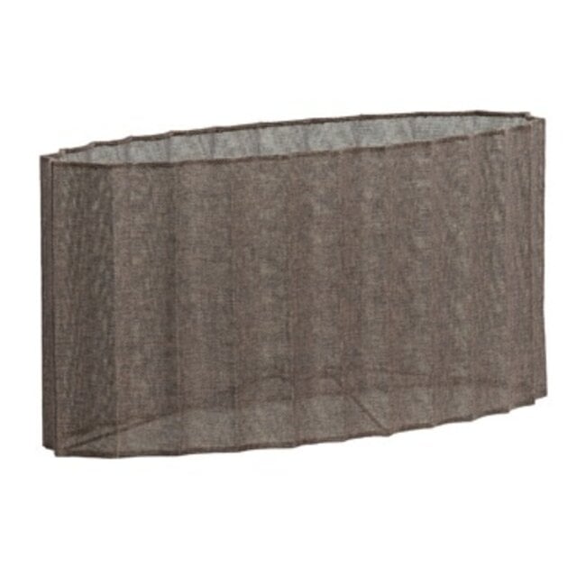 Light en Living Kap ovaal recht smal 45-21-22 cm DISLI  linnen bruin