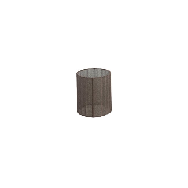 Light en Living Kap ovaal recht smal 45-21-22 cm DISLI  linnen bruin