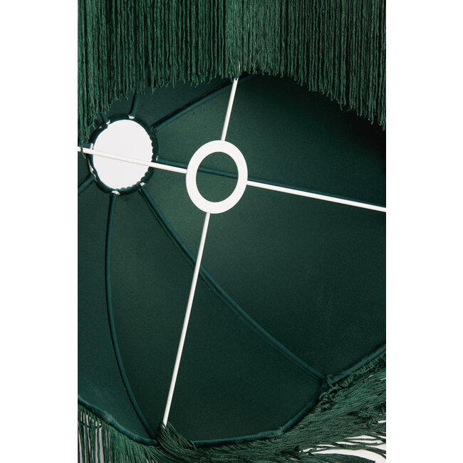 Light en Living Kap Ø35x26 cm MALACIA velvet groen