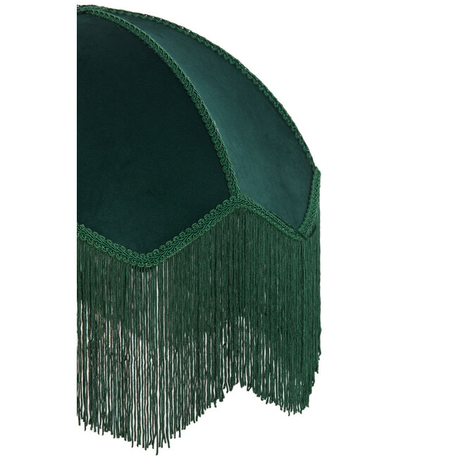 Light en Living Kap Ø35x26 cm MALACIA velvet groen