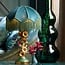 Light en Living Kap Ø35x26 cm MALACIA velvet groen