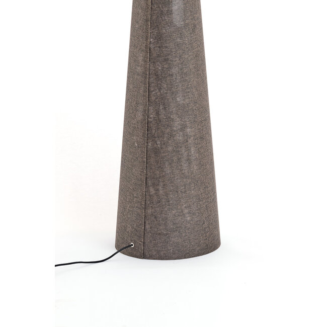 Light en Living Vloerlamp Ø38x180 cm MICKY linnen  bruin