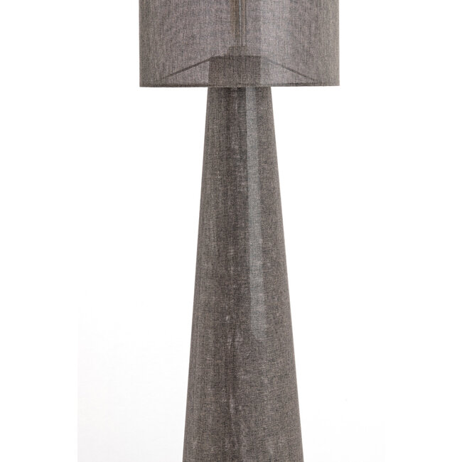 Light en Living Vloerlamp Ø38x180 cm MICKY linnen  bruin