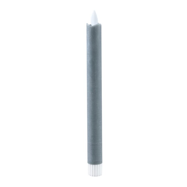 PTMD LED Dinerkaars rustiek groen blauw beweegbare vlam 2 stuks