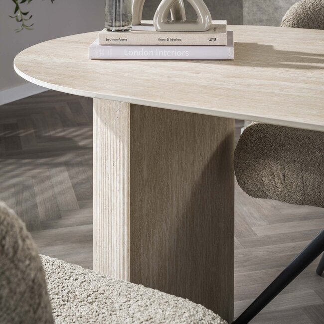 WoonStijl Eetkamertafel 180 arch ceramic
