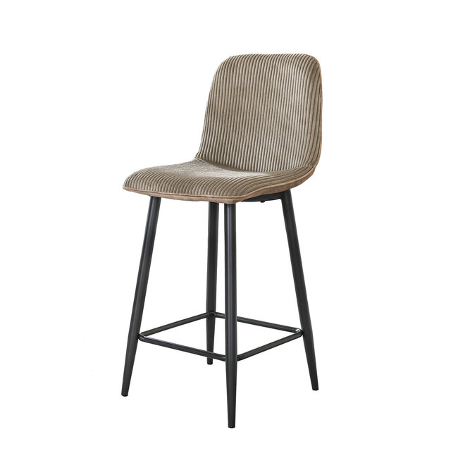 WoonStijl Barstoel Rib Rock zand