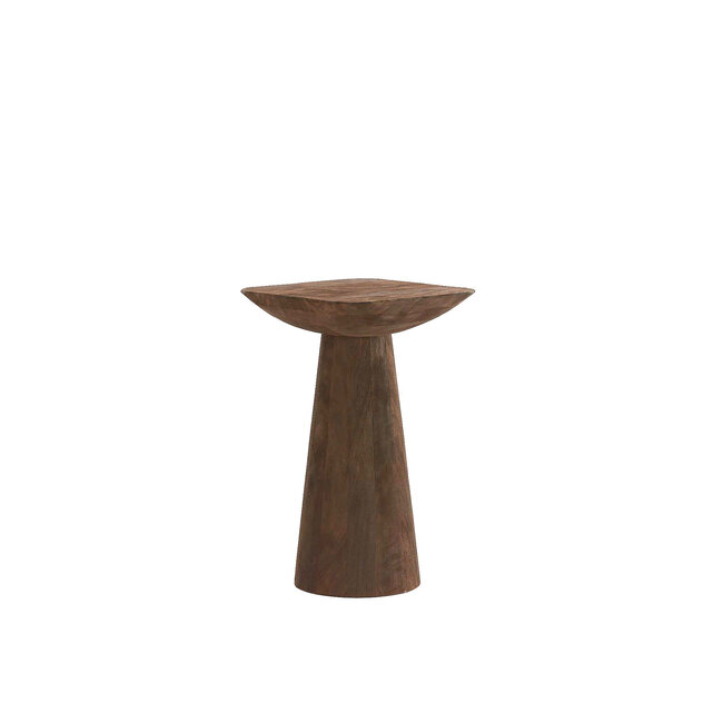 Light en Living Bijzettafel 33x33x53 cm DEGO mat  donker bruin