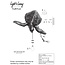 Light en Living Wandlamp 35x26x20 cm TURTLE brons