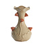 Light en Living Vaas deco Ø24x40 cm ODALI keramiek  crème+oranje