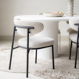 By Boo Eettafelstoel Jari – beige
