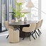 By Boo Eettafelstoel Bliss met armleuning - taupe