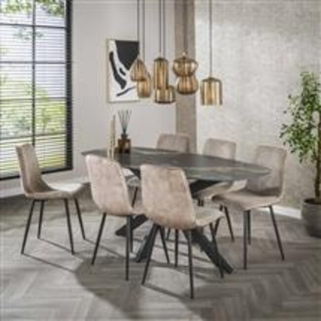 WoonStijl Eetkamertafel spider deens ovaal 180
