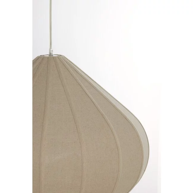 Light en Living Hanglamp Ø40X28,5 cm ZUBEDA linnen naturel