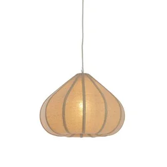 Light en Living Hanglamp Ø40X28,5 cm ZUBEDA linnen naturel