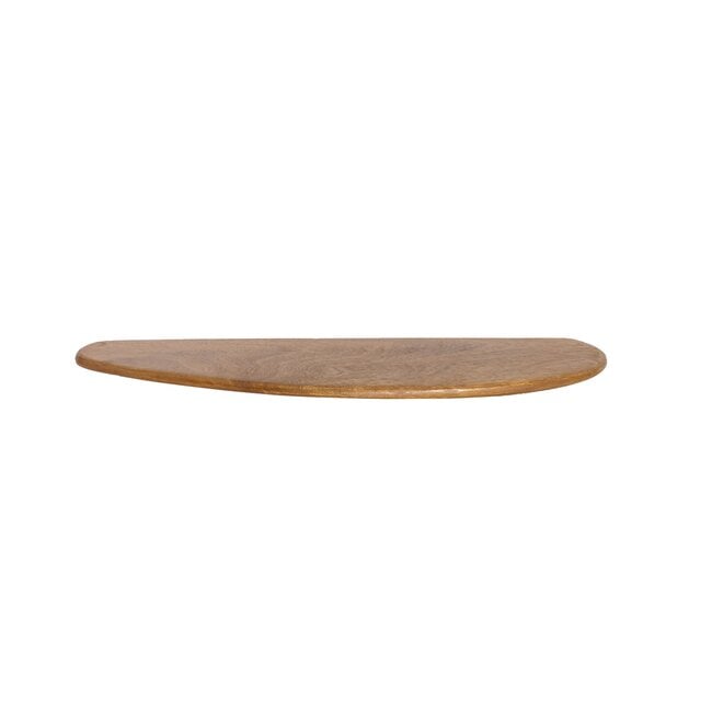Light en Living Wandplank 49x15x3 cm GINOSU olie bruin