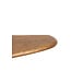 Light en Living Wandplank 70x17x3 cm GINOSU olie bruin