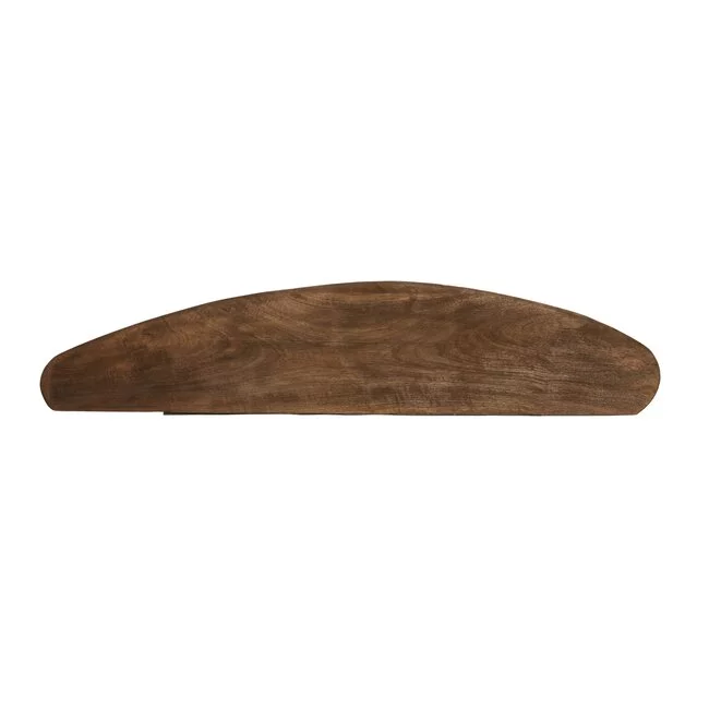 Light en Living Wandplank 80x20x3 cm GINOSU mat donker bruin