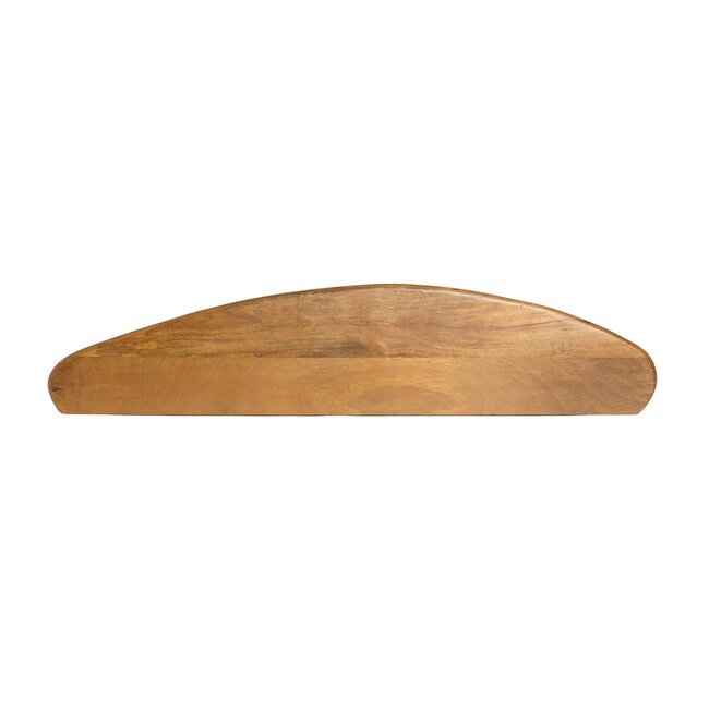 Light en Living Wandplank 80x20x3 cm GINOSU olie bruin