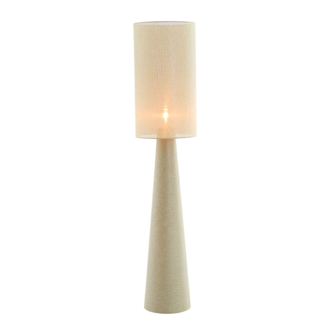 Light en Living Vloerlamp Ø38x180 cm MICKY linnen olijf groen