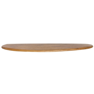 Light en Living Wandplank 70x17x3 cm GINOSU olie bruin