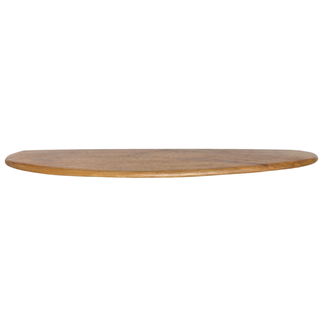 Light en Living Wandplank 70x17x3 cm GINOSU olie bruin