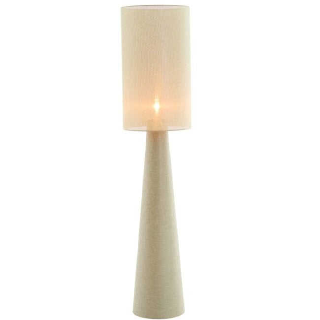 Light en Living Vloerlamp Ø38x180 cm MICKY linnen olijf groen