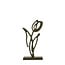 Light en Living Ornament op voet 17x6x35 cm TULIPANU antiek brons