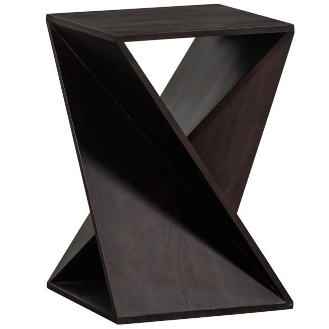 Woood IKEM bijzettafel acacia donkerbruin