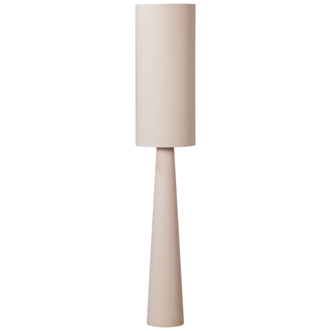 Woood LOFT vloerlamp XL metaal/boucle naturel 187xO35CM