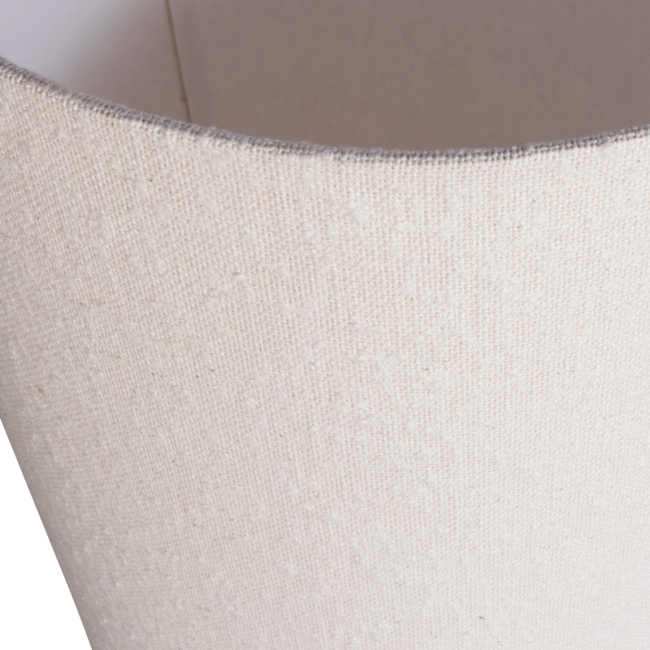 Woood LOFT vloerlamp XL metaal/boucle naturel 187xO35CM