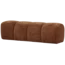 Woood MOJO eetbankje 164CM geweven ribstof roestbruin
