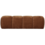 Woood MOJO eetbankje 164CM geweven ribstof roestbruin