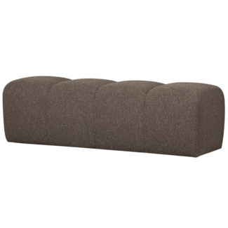 Woood MOJO eetbankje 164CM boucle bruin melange